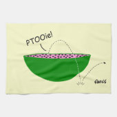 Grappige Watermeloen Cartoon met Seeds Keukenhandd Theedoek (Horizontaal)