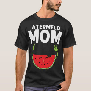 Grappige Watermeloen Design voor Moeder Vrouwen Zo T-shirt