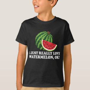 Grappige Watermeloen Design Watermeloenen T-shirt