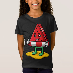 Grappige Watermeloen Floater Trendy Fruit Lover Zo T-shirt