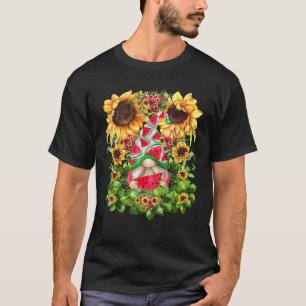 Grappige watermeloen gnoom voor vrouwen Mannen Sch T-shirt