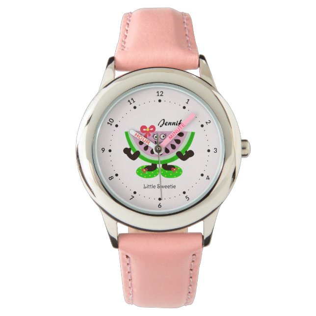 Grappige watermeloen  horloge (Voorkant)