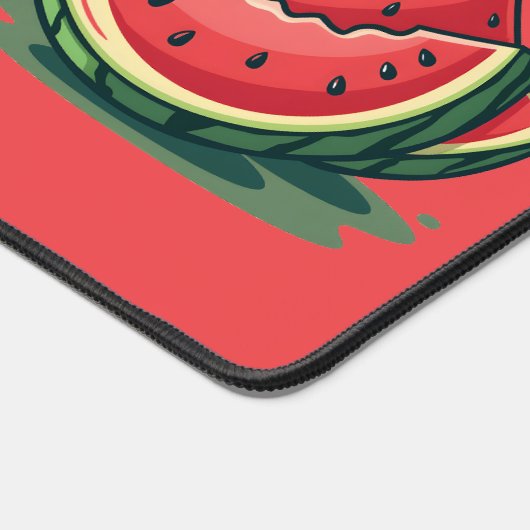 Grappige Watermeloen Pun "Melon-choly No More" Bureaumat (Hoek)