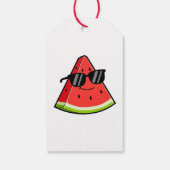 Grappige Watermeloen Zonnebril Dank Je Cadeaulabel (Achterkant)