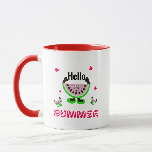 Grappige watermeloenen mok (Links)