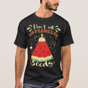 Grappige Watermeloenzaden T-shirt