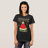 Grappige Watermeloenzaden T-shirt (Voorkant volledig)