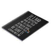 Grappige waterpolo cadeaus voor meisjes voor haar notitieboek (Linkerzijde)