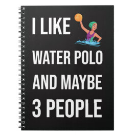 Grappige Waterpolo Gifts Speler Sport Humor Fan Notitieboek