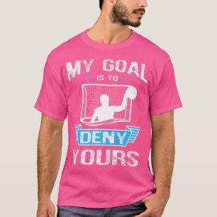 Grappige waterpolo goalie voor jongens en meisjes t-shirt