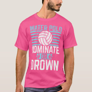 Grappige waterpolospeler en zwembadwaterpolospeler t-shirt