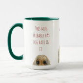 Grappige Waterverf 100% Afghan Hound Custom Dog Na Mok (Links)