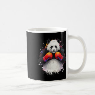 Grappige Waterverf Art Boksen Panda Boxer Met Boxi Koffiemok