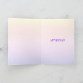 Grappige Waterverf Eenhoorn Stiefmoeder Moeder Ver Kaart (Binnen)