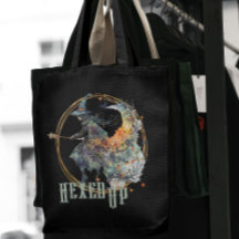 Grappige Waterverf griezelige heksen bezem Hallowe