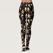 Grappige Waterverf Halloween traktaties Leggings (Achterkant)