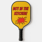 Grappige Waterverf Kip Gepersonaliseerd Pickleball Paddle (Achterkant)