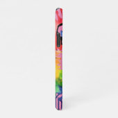 Grappige waterverf kleurrijke tijger iPhone hoesje (Rechterkant)