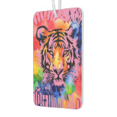 Grappige waterverf kleurrijke tijger luchtverfrisser (Links)