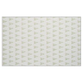 Grappige Waterverf Polka Dot kerstbomen Stof (Fat Quarter)