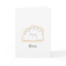 Grappige Waterverf Spoken Halloween