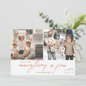 Grappige wc rol 2020 fijn 2 foto's raster sinaasap kaart (Staand voorkant)