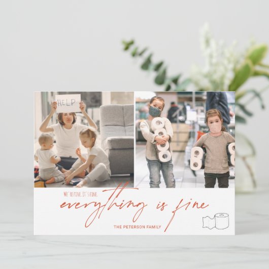 Grappige wc rol 2020 fijn 2 foto's raster sinaasap kaart (Staand voorkant)