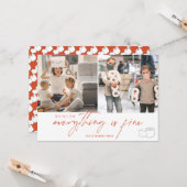 Grappige wc rol 2020 fijn 2 foto's raster sinaasap kaart (Voorkant / Achterkant in situ)