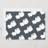 Grappige wc rol 2020 nieuwjaar samen 2 foto's kaart (Achterkant)