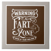 grappige wc-woordkunst tegeltje (Voorkant)