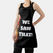 Grappige “We Saw That” Kerstman en Jezus Design Schort (Insitu)