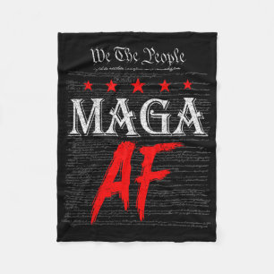 Grappige We The People Mega Af Us Vlag We The Peop Fleece Deken