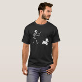 Grappige website hardloop skelet t-shirt (Voorkant volledig)