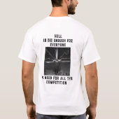Grappige wedstrijd t-shirt (Achterkant)