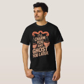 Grappige Weegschaal Halloween Quote T-shirt (Voorkant volledig)