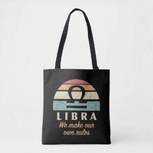 Grappige Weegschaal Zodiac Regels Tote Bag
