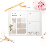Grappige weekplanner met Plant Notitieblok<br><div class="desc">Grappige weekplanner met Plant Notitieblok</div>