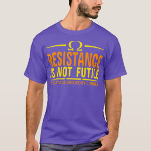 Grappige weerstand niet nutteloos elektricien inge t-shirt
