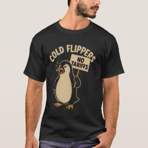 Grappige Weerstand Pinguïns Proteseren Tegen Tarie T-shirt