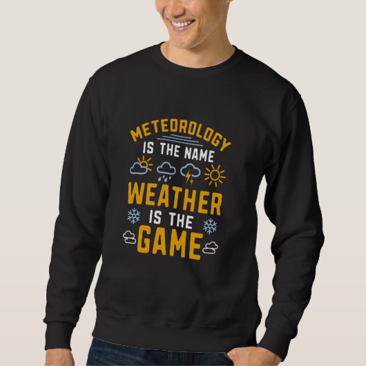 Grappige weersverwachting Klimaatuitzending WeerMa Trui (Voorkant)