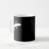 Grappige Weirdcore Lizard Lizard Meme Animal W Koffiemok (Voorkant links)