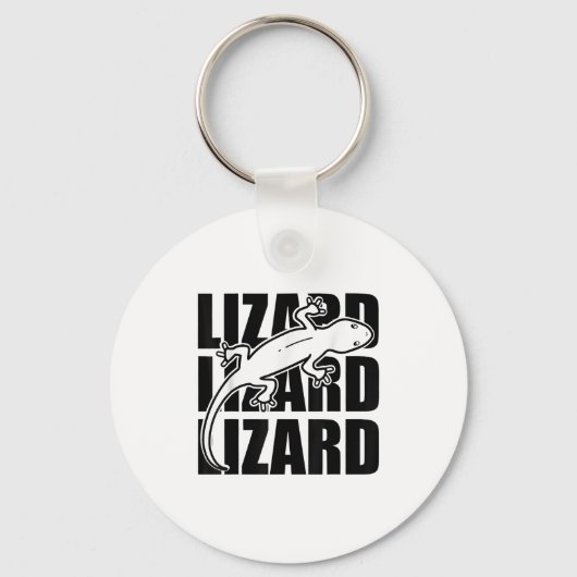 Grappige Weirdcore Lizard Lizard Meme Animal W Sleutelhanger (Voorkant)