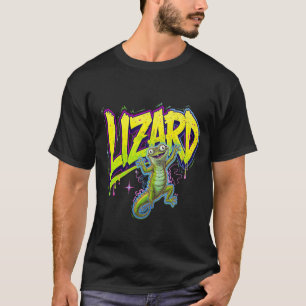 Grappige Weirdcore Lizard Meme Uniek dierlijk T- T-shirt
