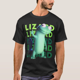 Grappige Weirore Hagedis Meme _ 3d Surrealistisch T-shirt