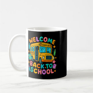 Grappige Welkom Ck Terug naar School Leraar School Koffiemok