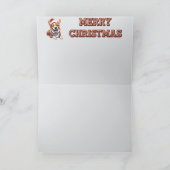 Grappige Welsh Corgi Kerst  Kaart (Binnen)