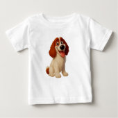 Grappige Welsh Springer Spaniel T Shirt (Voorkant)