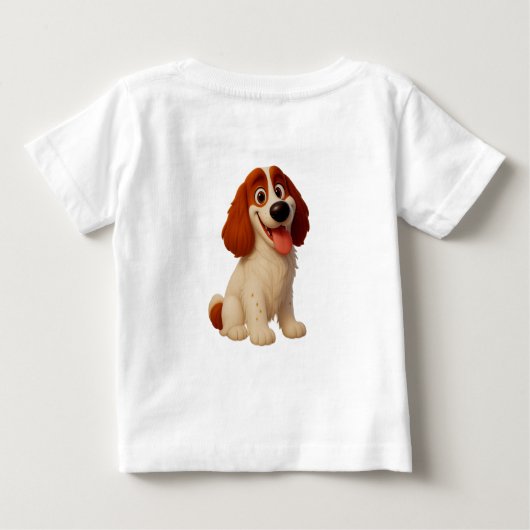 Grappige Welsh Springer Spaniel T Shirt (Achterkant)