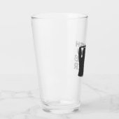 Grappige wens je was bier glas (Links)