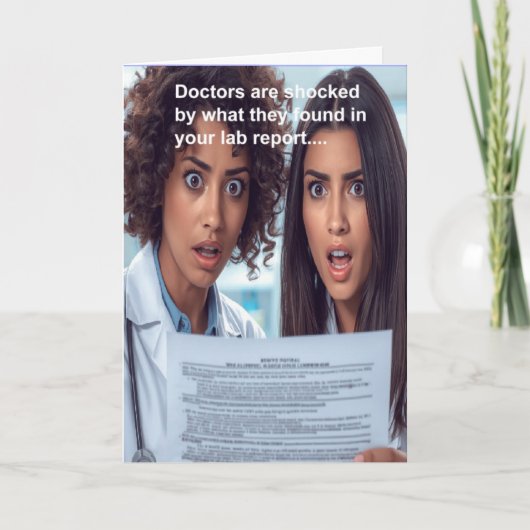 Grappige wens voor een bierdrinker om snel beter t kaart (Voorkant)